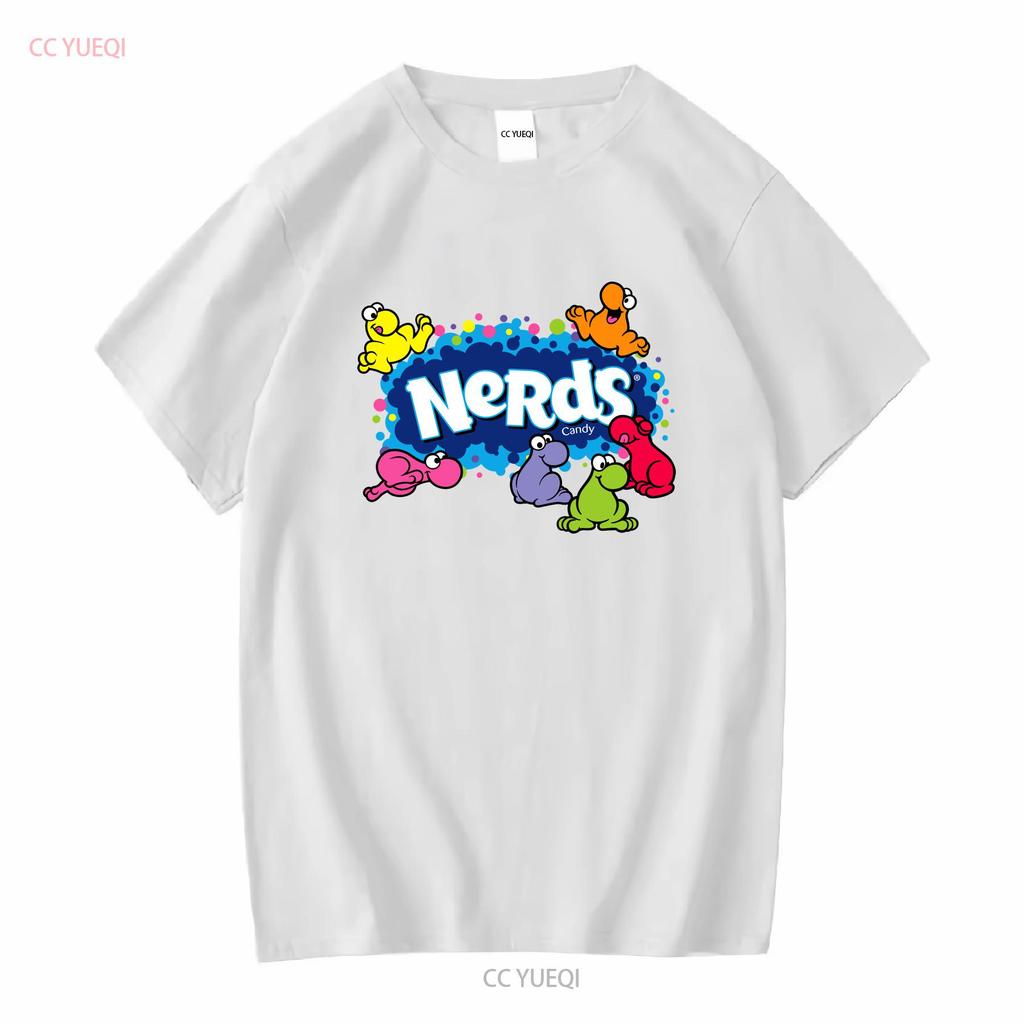 Nerds candy gummy clusters t shirt vintage Washed Versatile designer clothes Stretched graphic Breathable homme streetwear