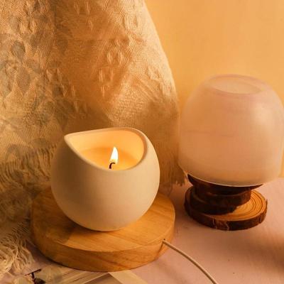 Nordic Style Gypsum Candle Cup Silicone Mold DIY Aromatherapy Candle Jar Concrete Container Wax Cup Cement Flower Pot Molds