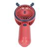 Hand Held Fan USB Charging Portable Mini Rose Red Animal Horn Cute Style Battery Operated Fan for Travel