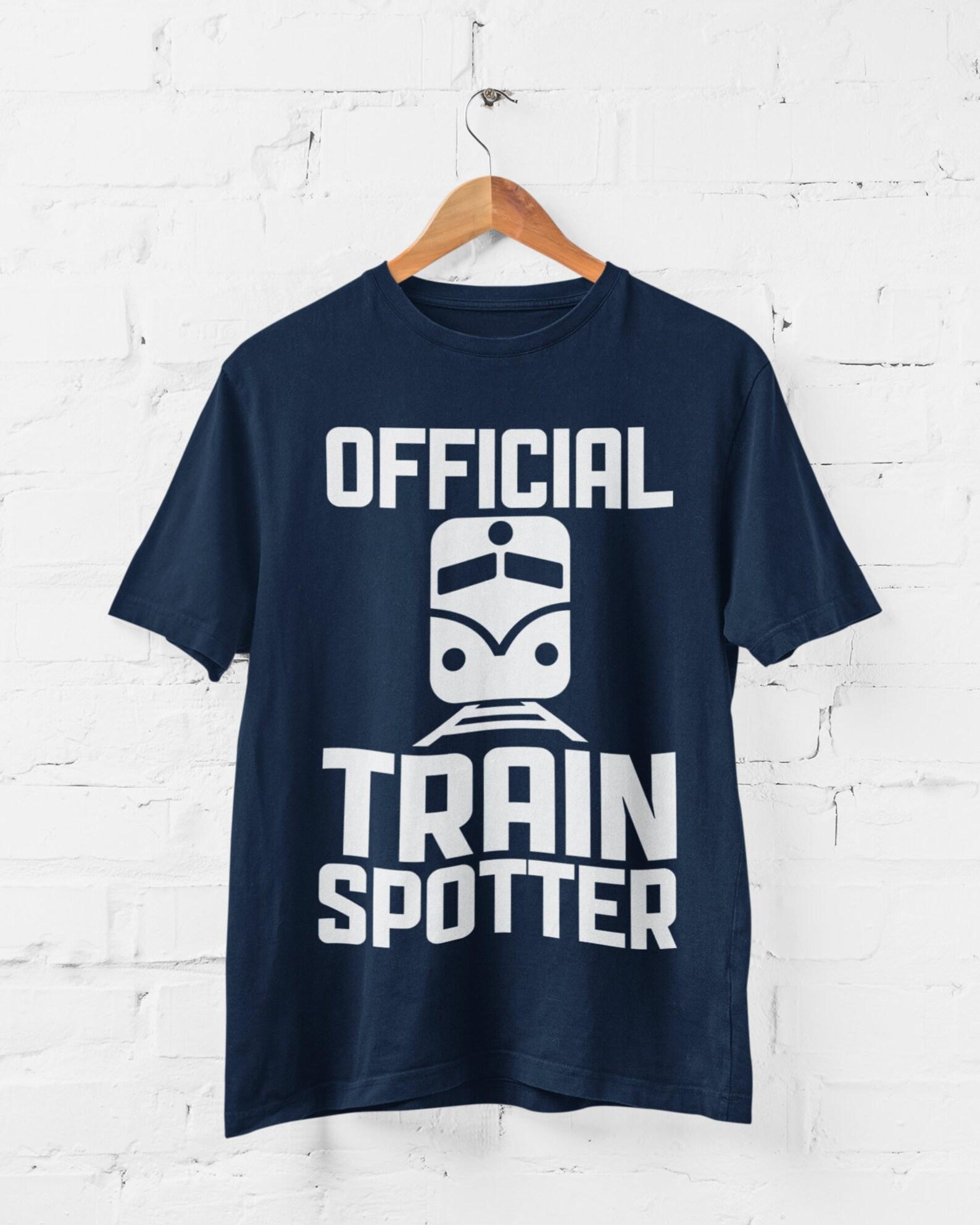Official Trainspotter Funny T Shirt train spotter watcher 4XL