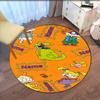 Custom Name Rugrats Printed Round Rug Carpet Chair Rug Area Rug Entryway Doormats,for Office Chair Living Room Bedroom Kitchen Room.