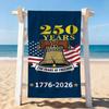 Fashion Print Happy Graduation 250th Towel Drying Bath Towel Applicable To Light Swimming Camping Yoga Beach Out