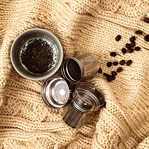 PRISMATE (Prismate) Fully Washable Stainless Steel Bottle with Two Filters and a Tumbler Cap, PR-SK041 (MO (Mocha))