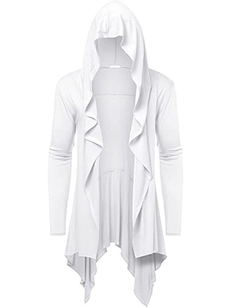 Gotischer Mittelalter-Kapuzen-Strickmantel Cosplay-Mantel