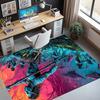 Alfombra con Patrón de Avatar, Felpudo para Interior/Exterior, para Picnic, Sala de Juegos, Dormitorio, Oficina, Sala de Estar, Alfombra Decorativa para el Hogar, Regalo de Cumpleaños