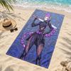 Cacciatori di demoni Kpop Asciugamano da Spiaggia in Microfibra Asciugatura Rapida Senza Sabbia Leggero Asciugamani da Spiaggia per Viaggio Nuoto Campeggio
