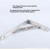 2Pcs Stainless Steel L Type Bracket Angle Bracket Heavy Duty For Wall Angle Bracket