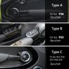 Car Interior Door Handle Knob Leather Sticker For Mini Cooper S F56 F55 R55 R56 R57 R58 R59 Car Interior Stickers Accessories