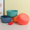 Horizontal Pattern Bowl, Large Capacity, Creative Round Bowl, Household Rice Bowl, Soup Bowl, Plastic Large Bowl