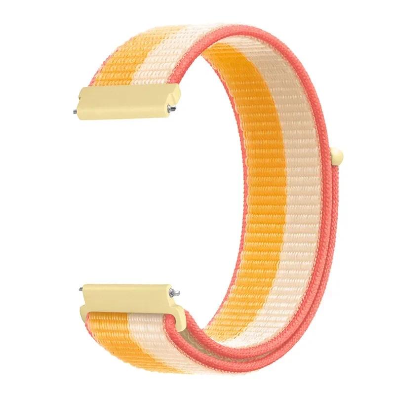 20/22mm Nylon Loop Strap For Amazfit Balance Smartwatch Replacment Bracelet Sport Watchband Correa For Amazfit Balance Watchband