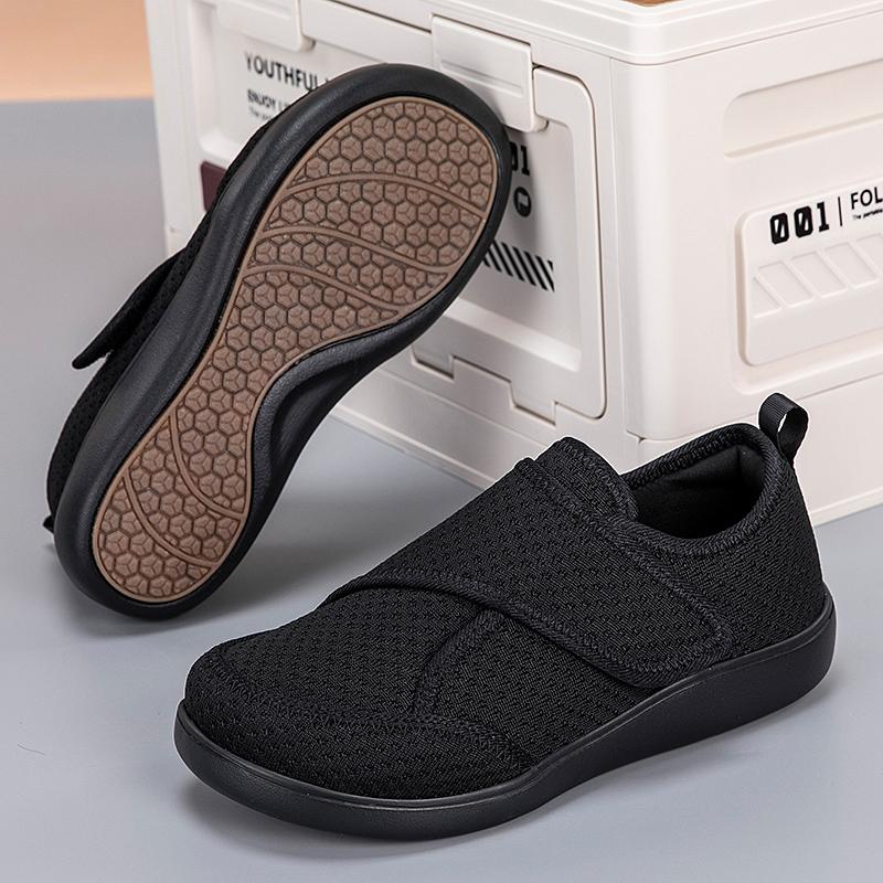 Open Shoes for Elderly Adjustable Diabetic Shoes Swollen Foot Fat Wide Hallux Valgus Bunion Orthopedics Thumb Eversion Men Women