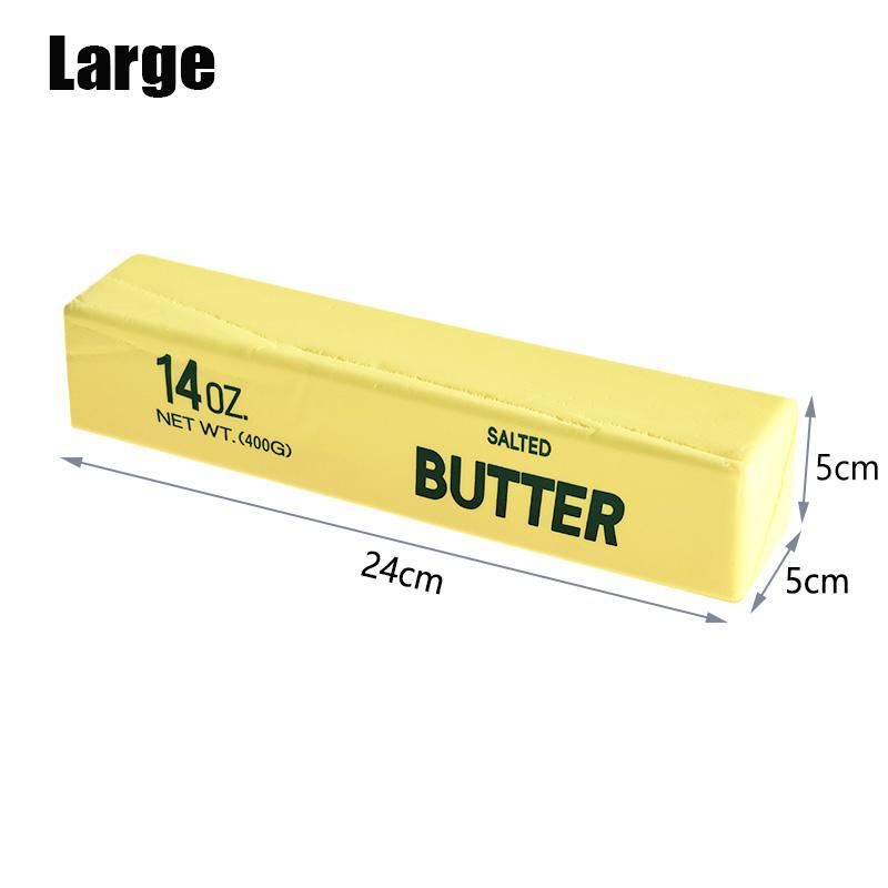 Juguetes Blandos Fidget con Forma de Barra de Mantequilla Palo de Queso Elástico Juguete Divertido para Apretar Broma Juego para Aliviar el Estrés y la Ansiedad