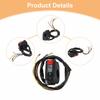 Innovative Handlebar Mount Start Stop Kill Button for Motorcycle Use 78 In