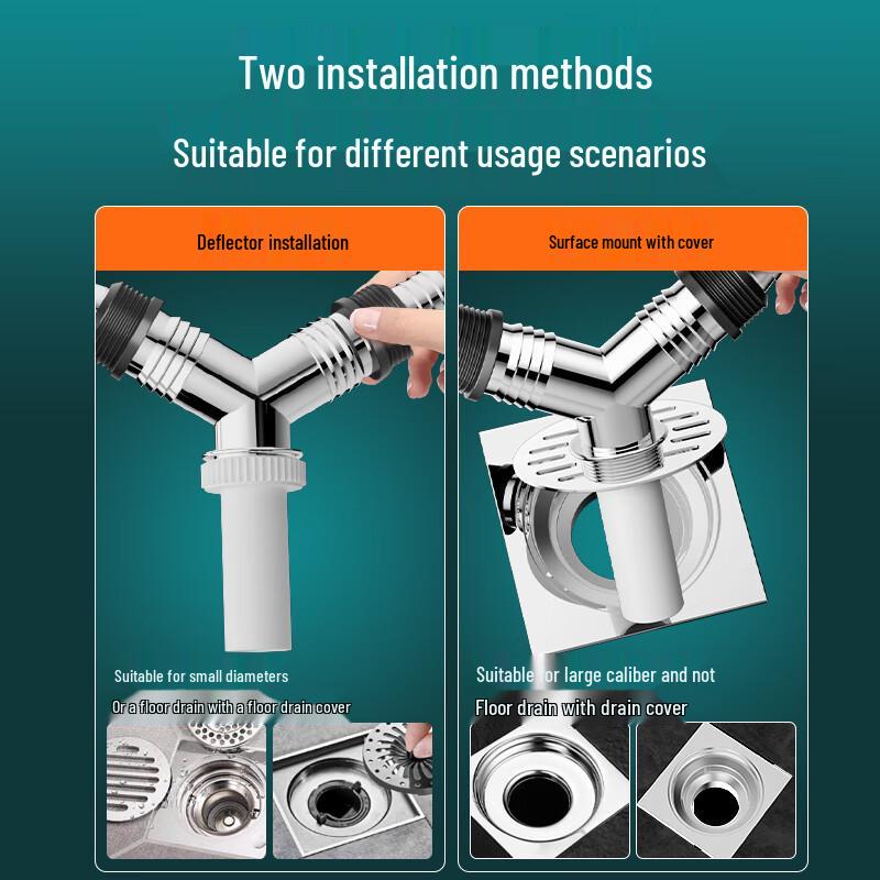 Washing Machine 3-in-1 Drain & Floor Drain Adapter
