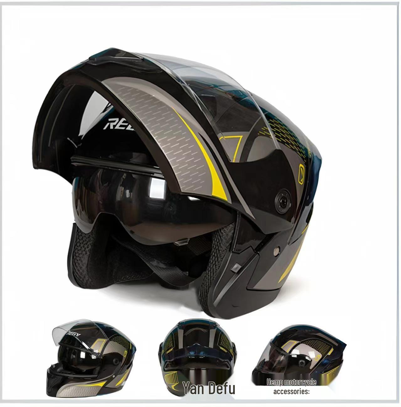 3C Certified Dual Visor Flip-up Motorcycle & Electric Scooter Helmet