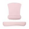 MOSISO Wrist Rest Support for Mouse Pad Keyboard Ergonomic Base for Pain Relief Easy Typing Pad with Neoprene Cloth Raised Memory Foam & Set, Non-Slip
