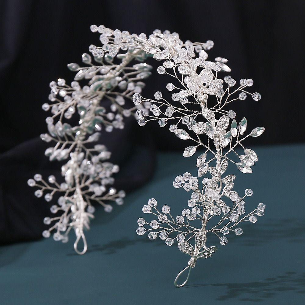 

Tiara Hairpins Headdress Hair Clips Trendy Hair Comb Wedding Dress Accessories