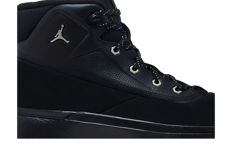Jordan City Boot Black Metallic Silver