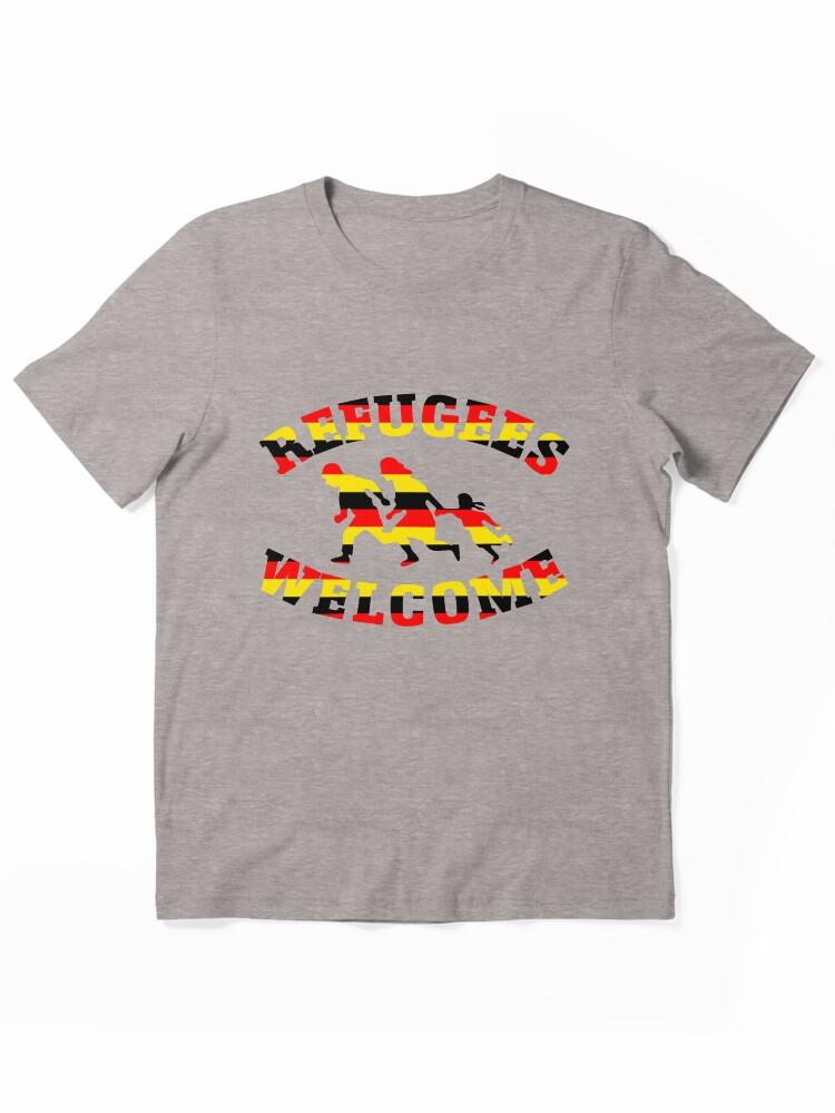 Crysis Refugees Welcome Germany Flag Colors Essential T-Shirt