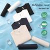Summer Casual Lyocell Round Neck T-Shirt - Breathable Short Sleeve Base Layer