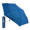 Faltbarer Regenschirm Urawaza Slim Ripple 3-fach faltbar UV-Schutz 10354 Tiefblau [Moonbat] [Regenschirm-Zweitware]