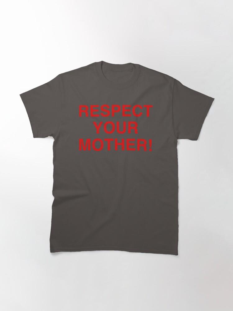 Červené tričko Harry Styles Red Classic s nápisem Respect Your Mother