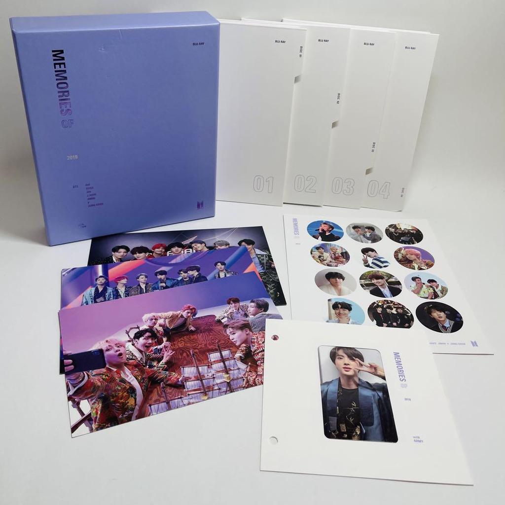 [USED] Jin BTS MEMORIES of 2018 Blu-ray with Japanese subtitles