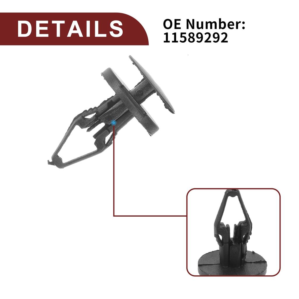 TUCKBOLD CHEVROLET AND GMC Car Front Fender Skirt Clip for C K Truck 2007-2008