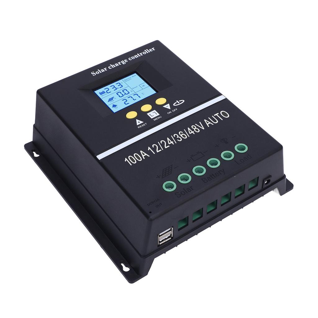 100A MPPT Solar Controller with LCD Display Battery Regulator
