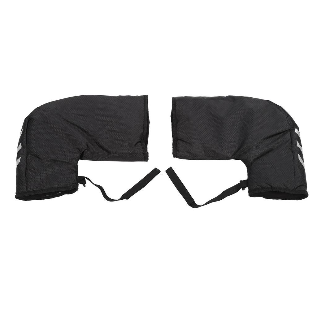 Reflective Bike Handlebar Mittens Autumn Winter Bar Mitts Cold Weather Bicycle Gloves for Mountain Bike Outdoor Night
