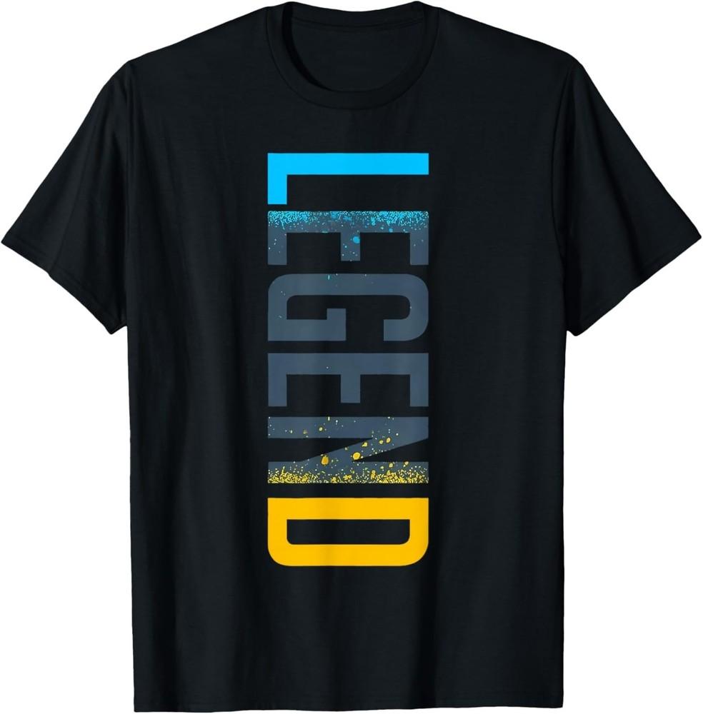

Legend Vertical Streetwear Retro Gamma Blue Matching TShirt Unisex T-Shirt S