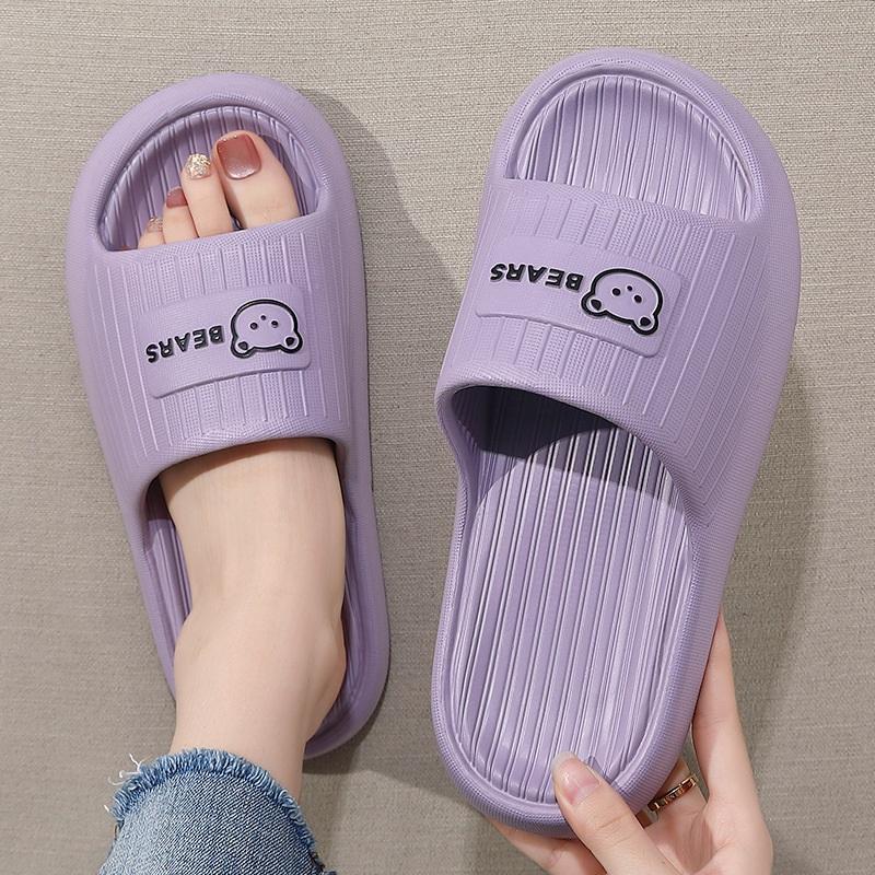Infradito estive da donna con plateau ispessito antiscivolo, sandali da spiaggia, moda per interni domestici, pantofole leggere antiscivolo