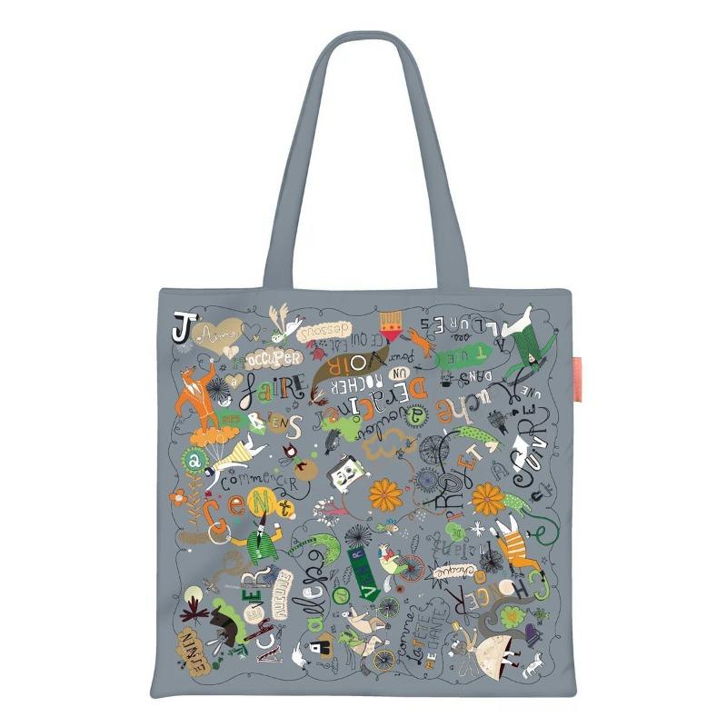 Printed Canvas Bag Women's Hand Bag Large Capacity Student Tutoring Shoulder Bag