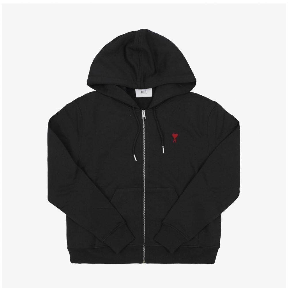 Felpa Unisex con Logo a Cuore Piccolo Ami Bfusw435 730 001