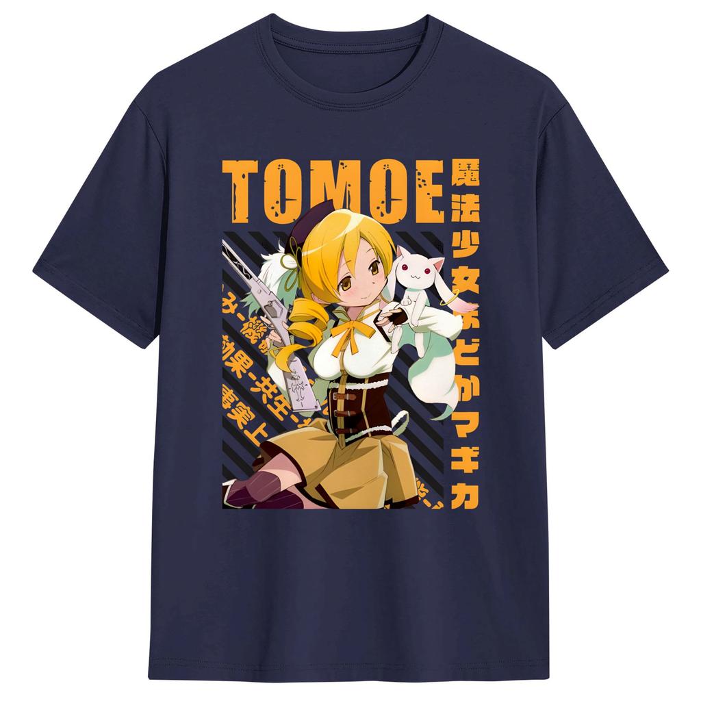 Mahou Shoujo Magi Madoka Magica Cotton TShirt For Unisex Summer YK Fun T Shirts Leisure Tee Shirt Oversized Wholesale Tops