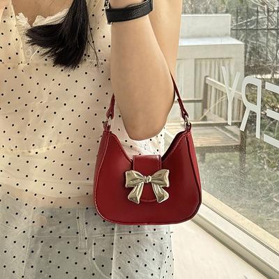 Mini Bow Handbags for Women  New Summer Sweet Girls Lipstick Chain Bags Temperament Versatile Single Crossbody Bags
