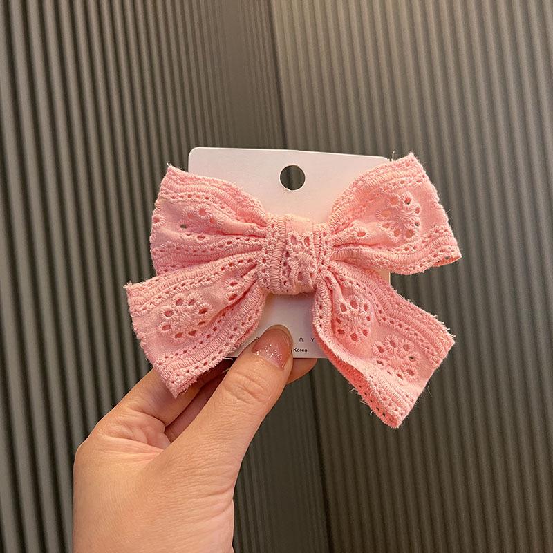 Kids' Lace Bow Hair Clip - Korean Style, Versatile DIY Accessory for Girls' Ponytails