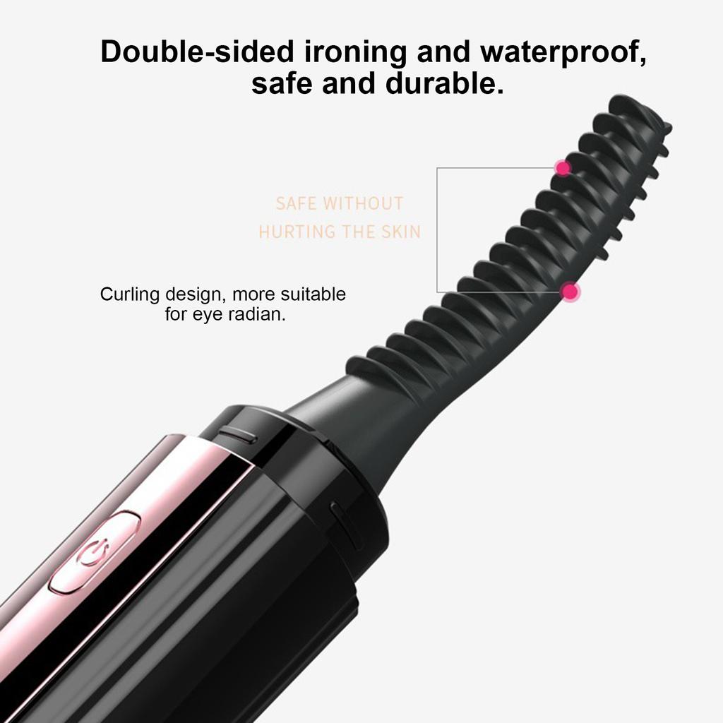 Electric Eyelash Curler Heated Eyelash Curler Smart Eye Lash Curling Clip with 4 Temperature Modes