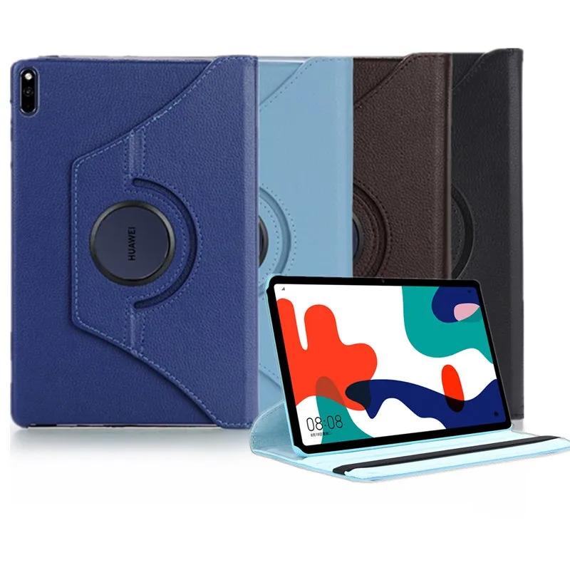 360° drehbare Hülle für Huawei MatePad 10,4" 2020 2022 BAH3-W09/AL00/W59 Tablet-Ständer-Abdeckung BAH4-AL10/W09 Funda Capa PU-Leder