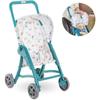 Poussette oursons - COROLLE - Accessoire Poupon 30cm - Bleu - Légere et facile d'utilisation