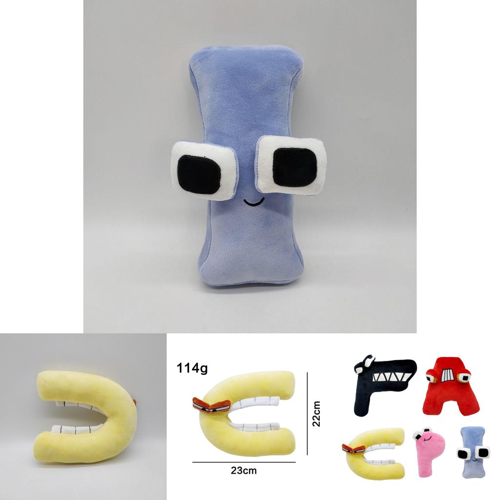 Colorful Alphabet Lore Letter A Plush Doll Educational Toys Xmas Home Decor Gift