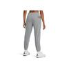 Under Armour Cartoon Letter Print Lace-Up High Weight Cotton Knit Training Pants Women Pants Gray 1379831-011