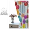 Colorful Polka Dot Curta, Kids Watercolor Rainbow Abstract Circles Geometric Pattern Window Treatments For Children Girls