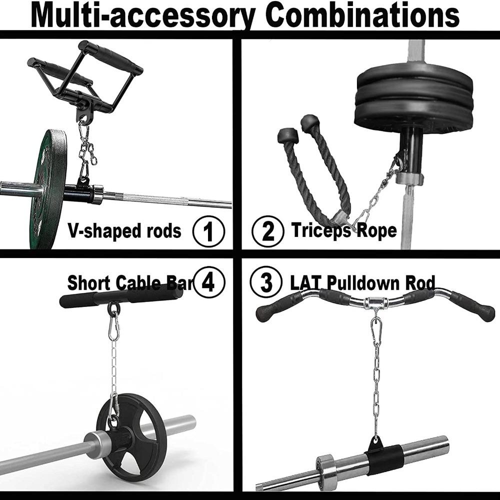 Solid Steel Landmine Attachment Post Insert Landmine Row Handle  for Back Muscle Training