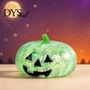 Hand Therapy Toys Halloween Glitter Pumpkin Stress Ball, Head Squeeze Toy for Tension Relieving Relief, Creepy Fidget Party Favors