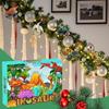 Weihnachtskalender 24 Tage Advent Spielzeug Dinosaurier Autos für Kinder Weihnachten Spielsammlung Lernen Party