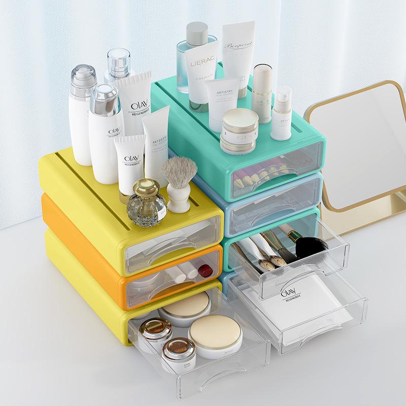 Desktop Drawer Organizer for Cosmetics and Stationery