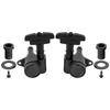 Musiclily Pro R18K L3R3 Locking Gear GR Style for Black Tuners, 181 Ratio, Buttons, Acoustic/Electric Guitars,