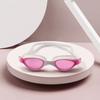 Adult Swimming Goggles for Men Women Waterproof Anti-Fog HD Flat Mirror Swim Eyewear Adjustable Silicone Swimming Diving Glasses