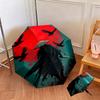 1PC Samurai  Automatic Umbrella - Suitable Travel Outdoor Portable Umbrella Birthday Gift Daily Essentials